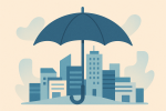 Ville sous parapluie