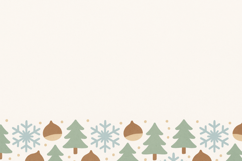 Forêt hivernale stylisée