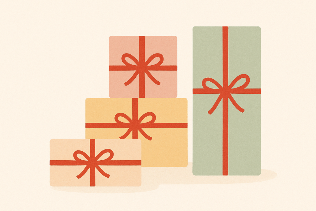 Cadeaux empilés