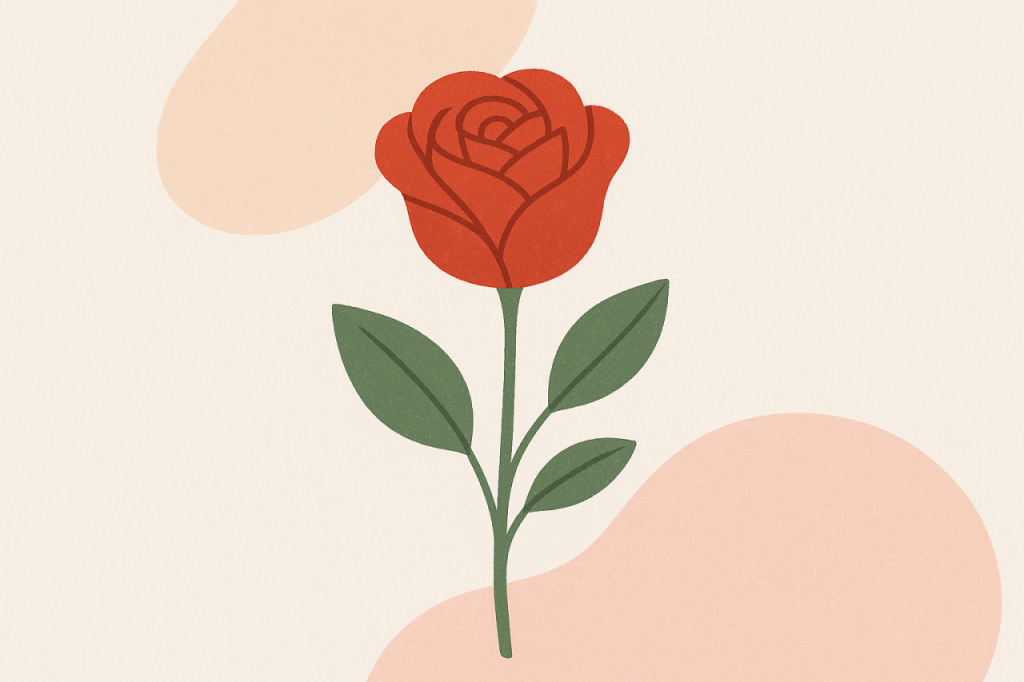 Fleur minimaliste
