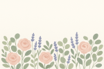 Fleurs douces pastel