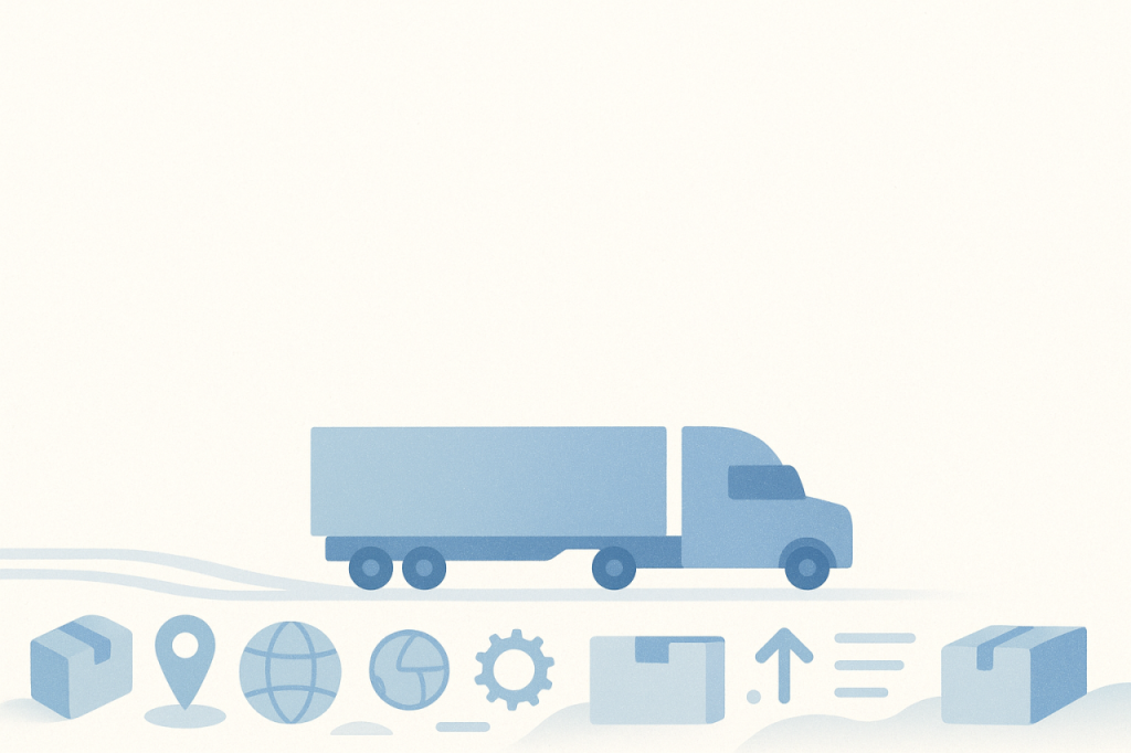 Camion logistique