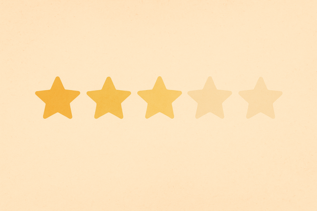 Étoiles d’évaluation