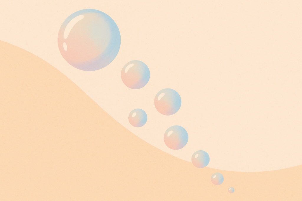 Bulles dégradées