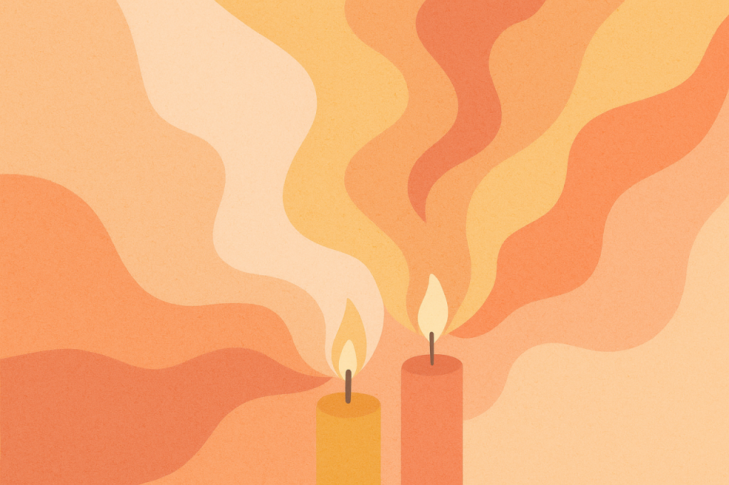 Flammes abstraites