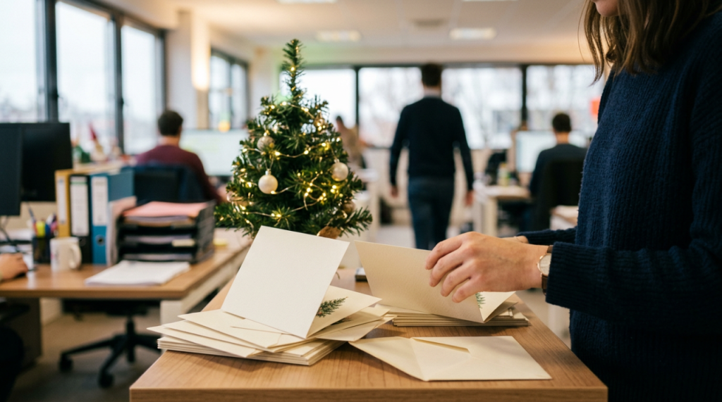 Carte de Noël d'entreprise ou carte de vœux : laquelle envoyer, et quand ?