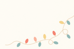 Guirlande festive minimaliste