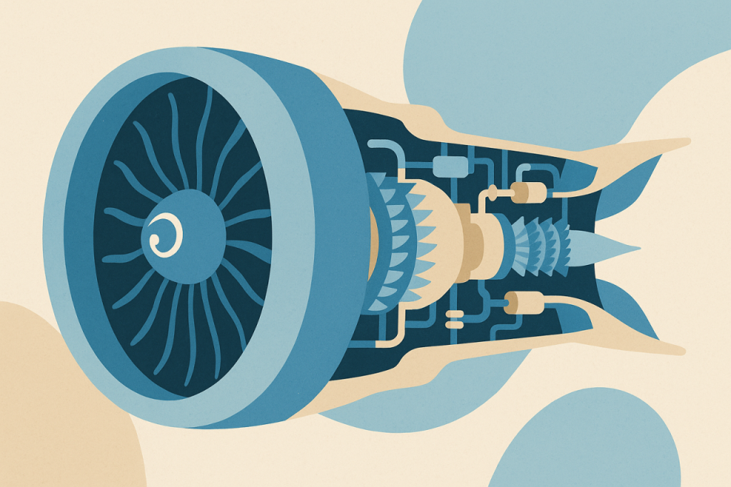 Turbine stylisée