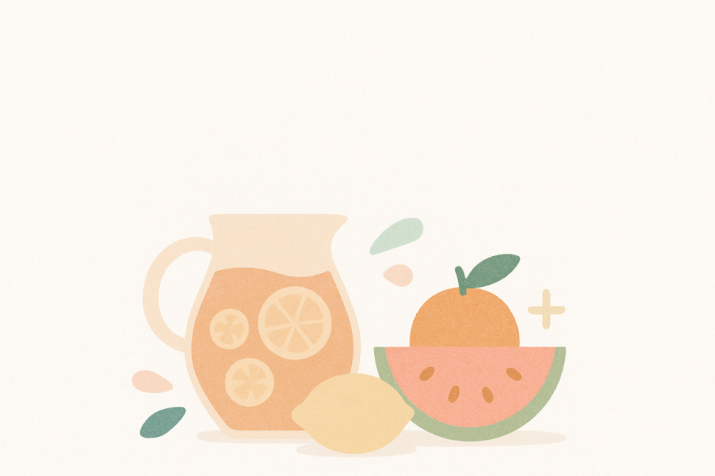 Fruits et rafraîchissement
