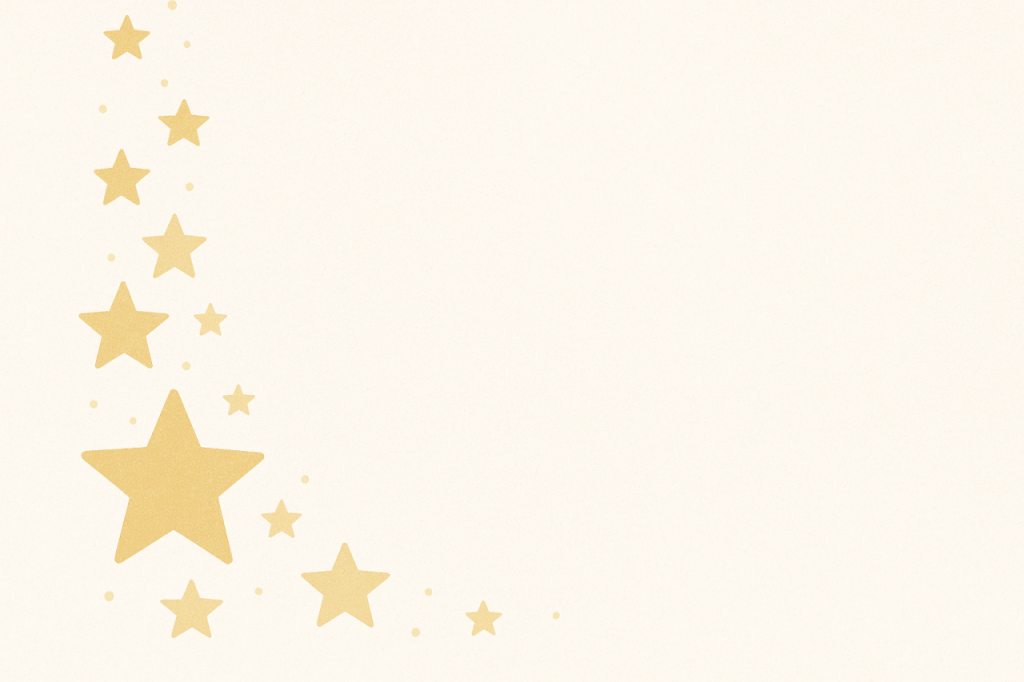 Étoiles dorées
