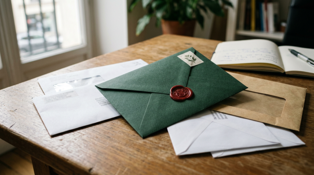 Papier, enveloppe, timbre : l'anatomie d'un courrier qui donne envie d'être ouvert