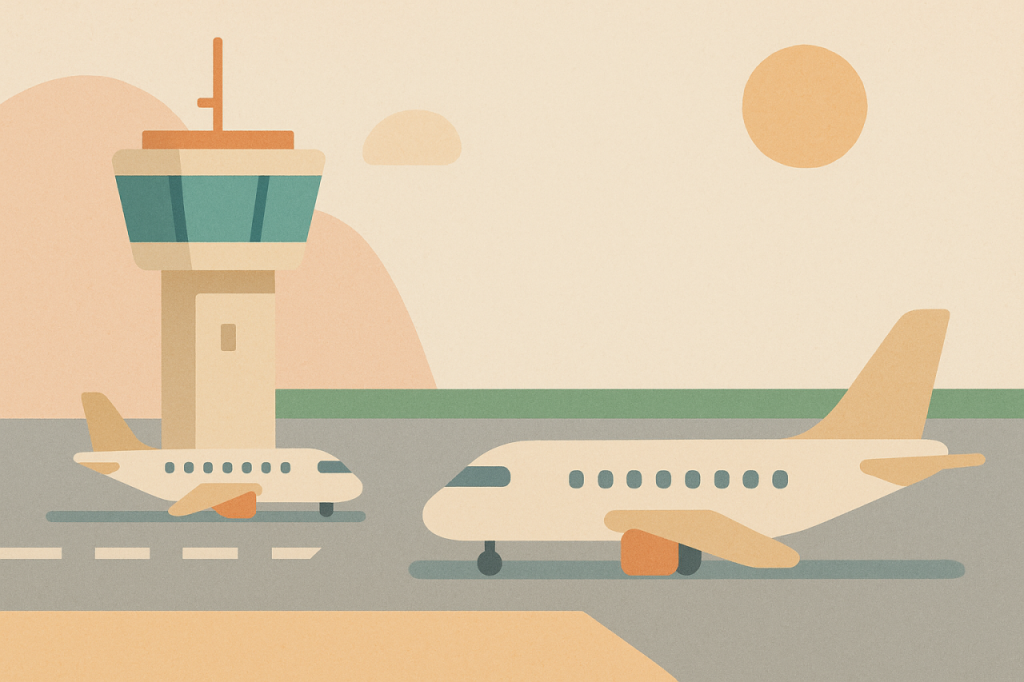 Aéroport minimaliste