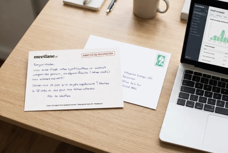 Envoyer une carte quand un lead devient chaud sans prise de rendez-vous après un délai, via lemlist