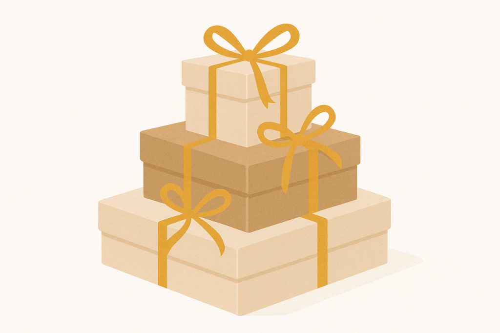 Cadeaux minimalistes