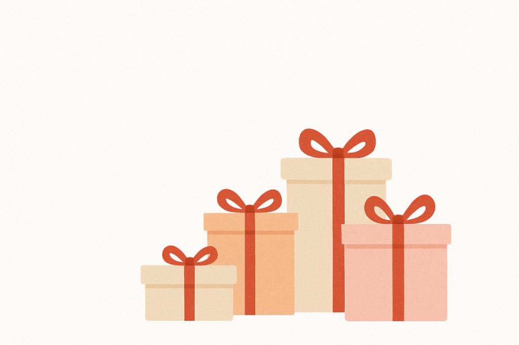 Cadeaux empilés