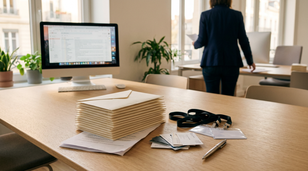 Remercier après un salon professionnel : le courrier qui part pendant que les autres écrivent des emails