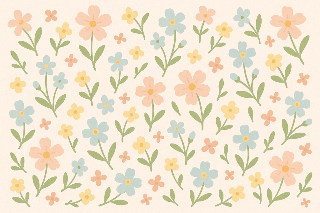 Fleurs douces printanières