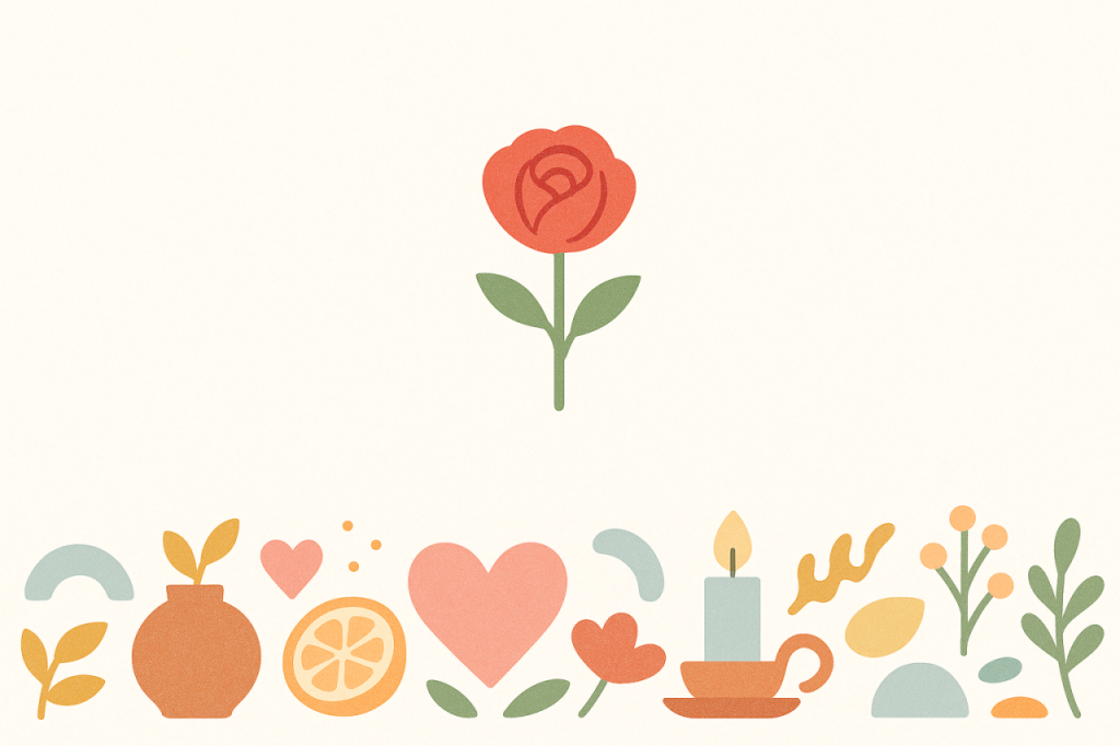 Fleur minimaliste