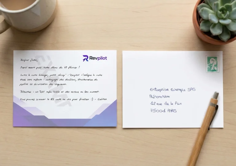 Envoyer des cartes aux dirigeants d'entreprises