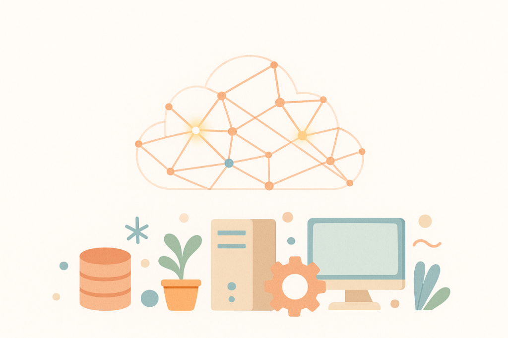 Réseau cloud numérique