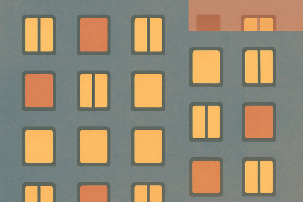 Immeuble minimaliste
