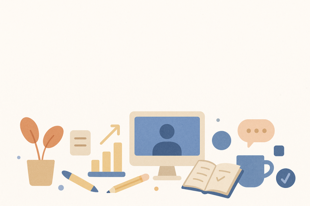 Bureau professionnel minimaliste