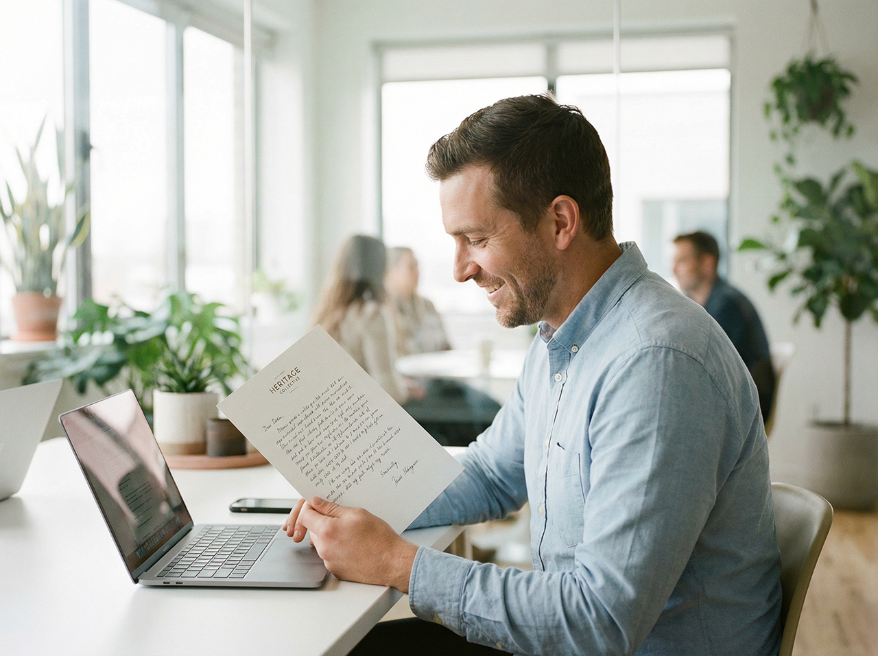 Un courrier lu avec attention