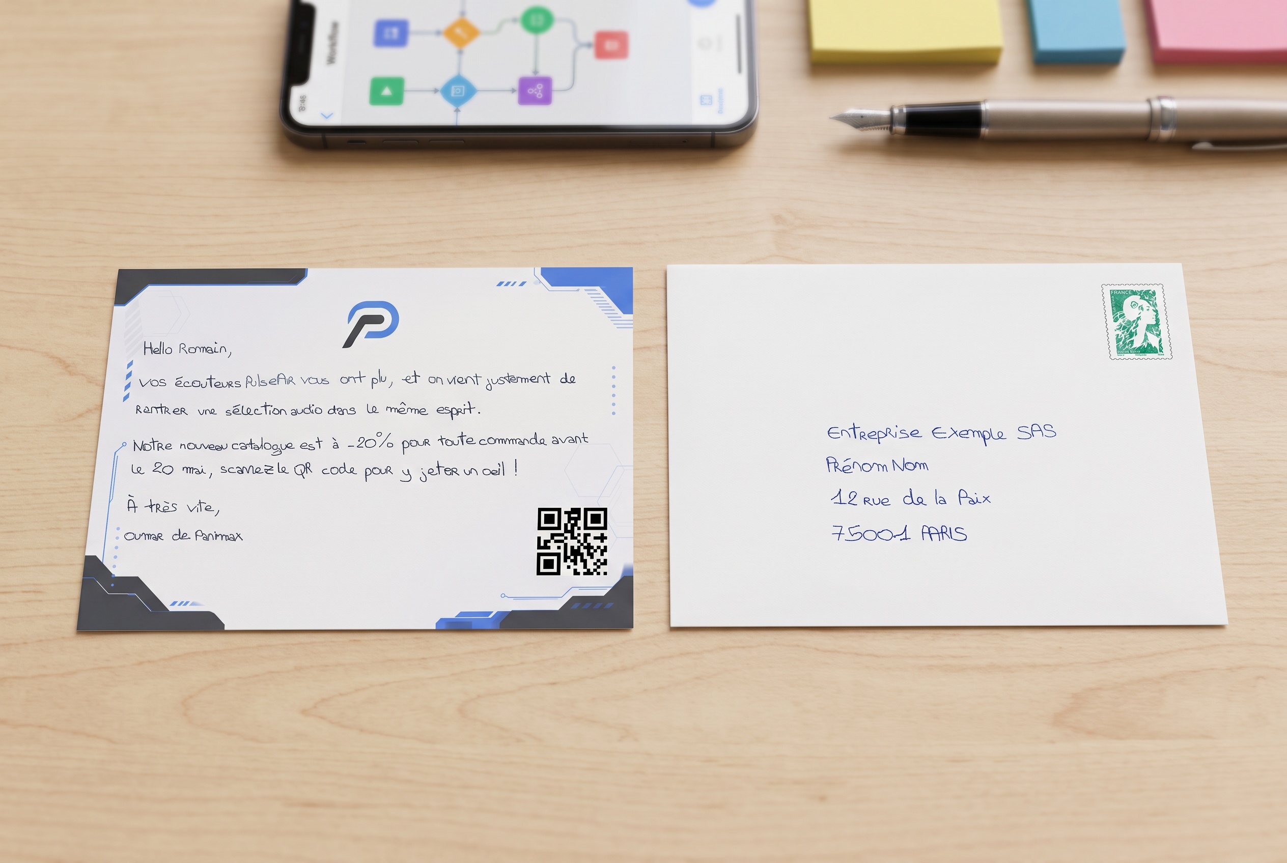Envoyer des cartes via Make
