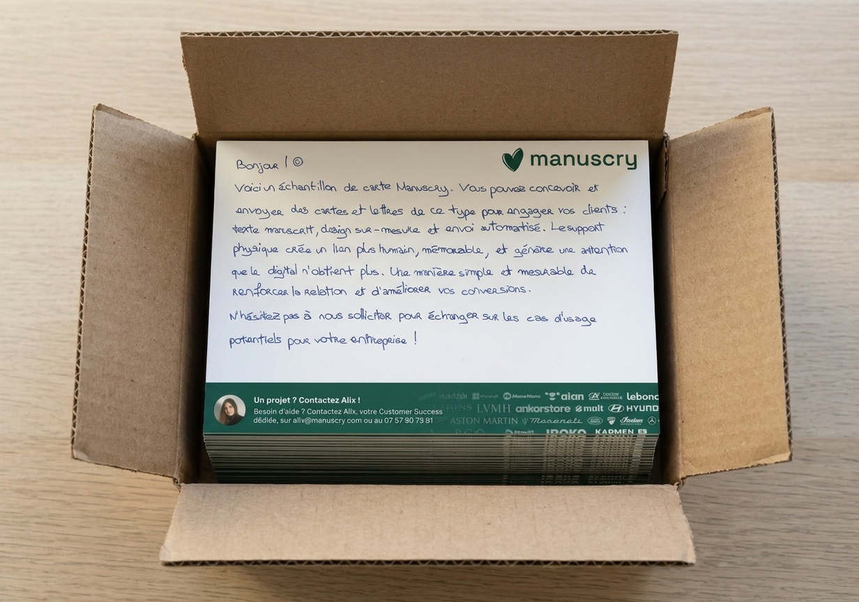 Envoyer des cartes à une liste de contacts - exemple support