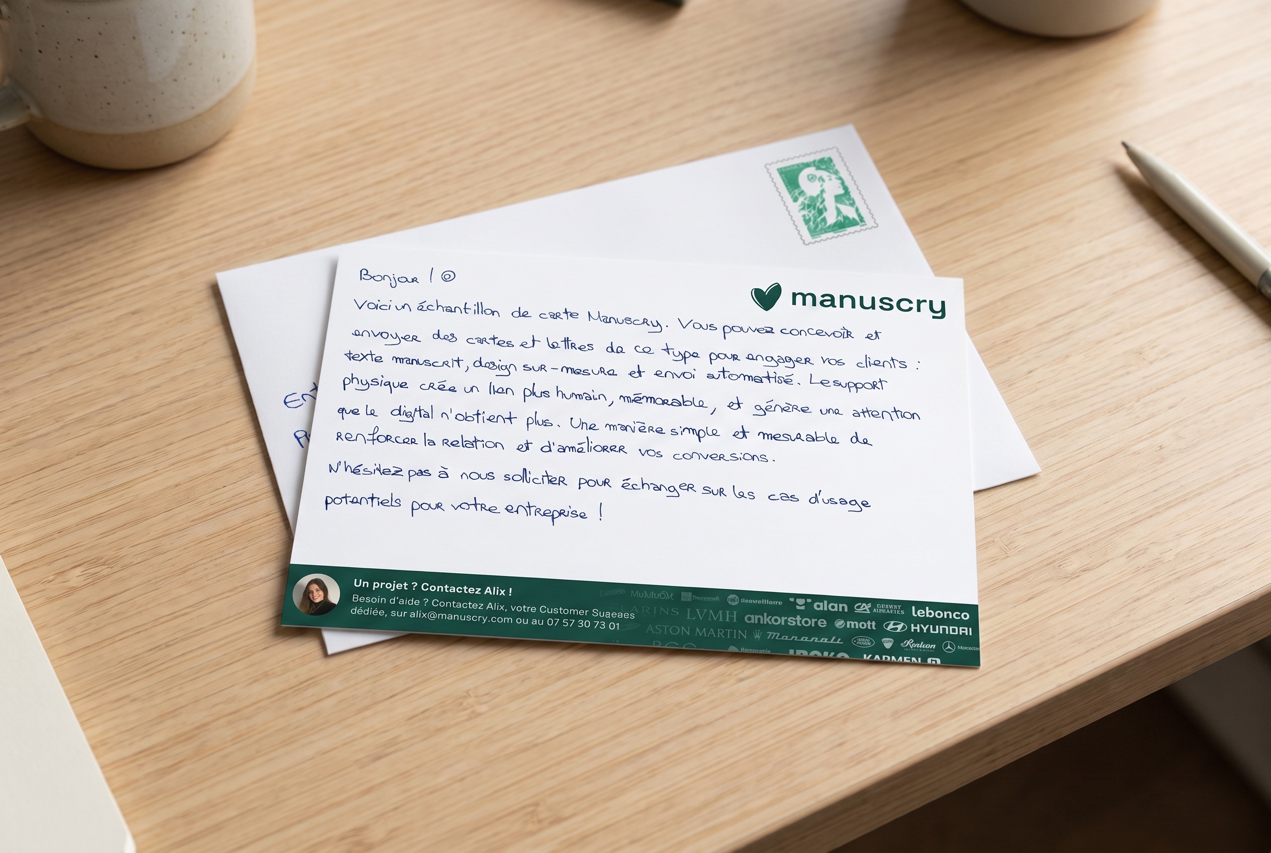 Envoyer des cartes à une liste de contacts - exemple support