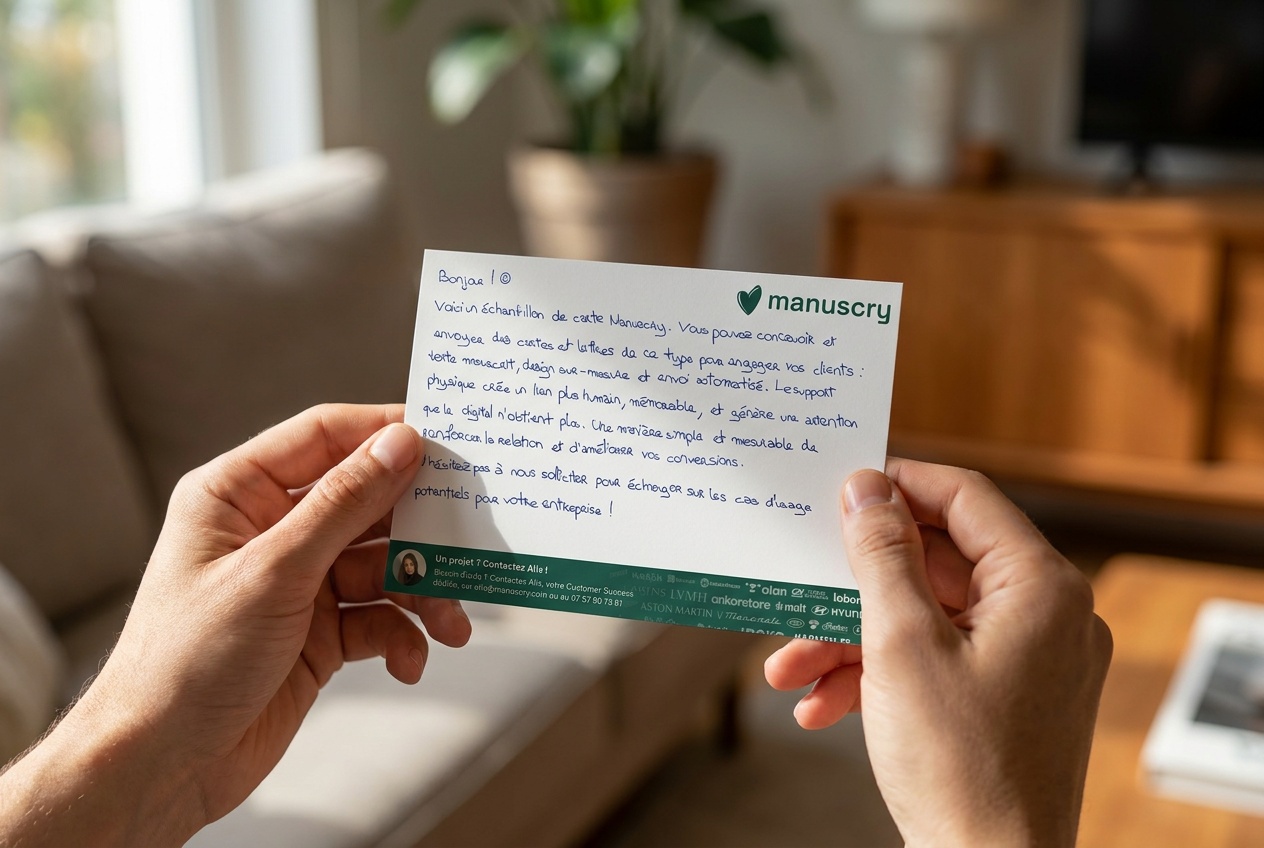 Envoyer des cartes à une liste de contacts - exemple support