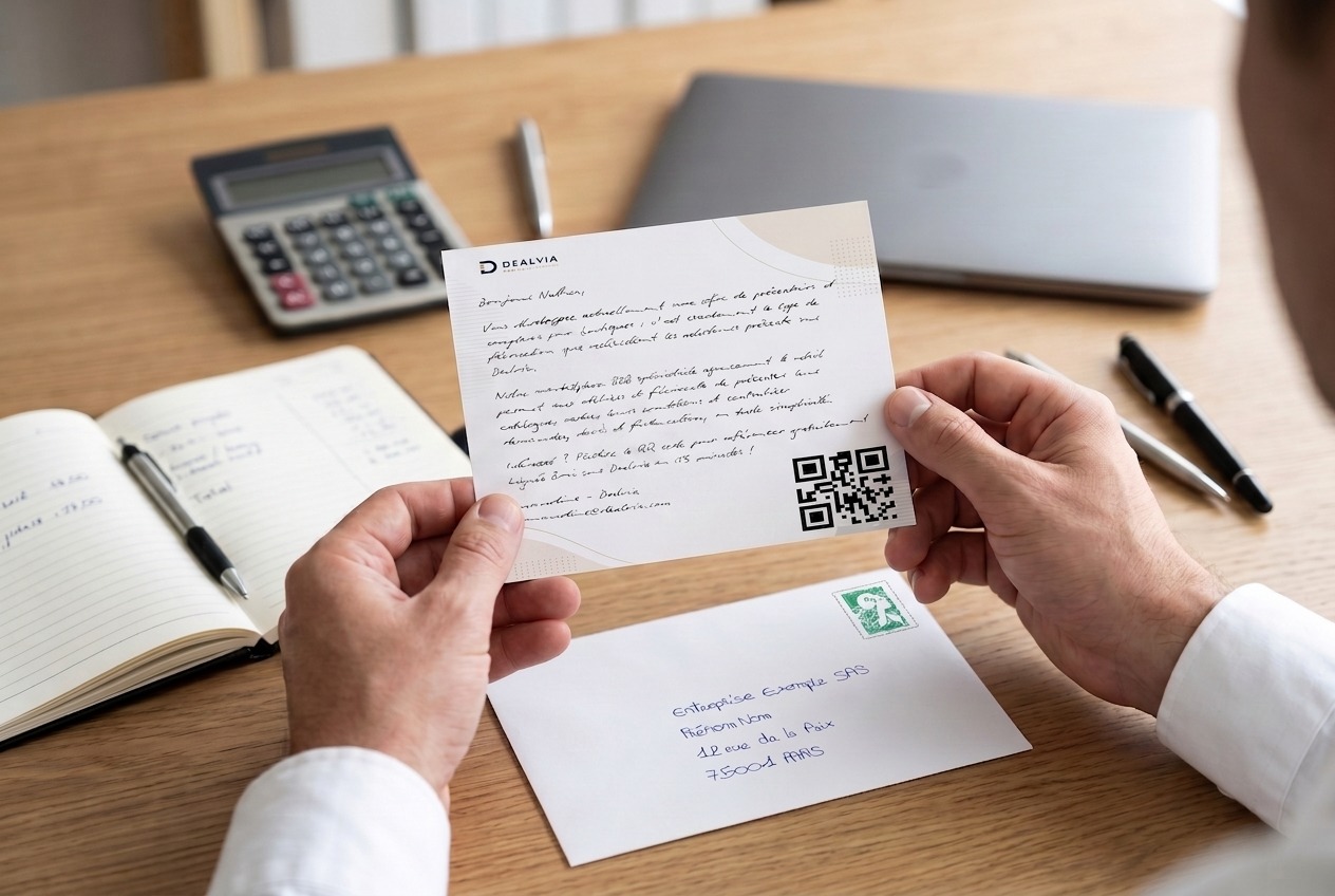 Envoyer une carte premium quand une facture payée dépasse un montant, via Sellsy