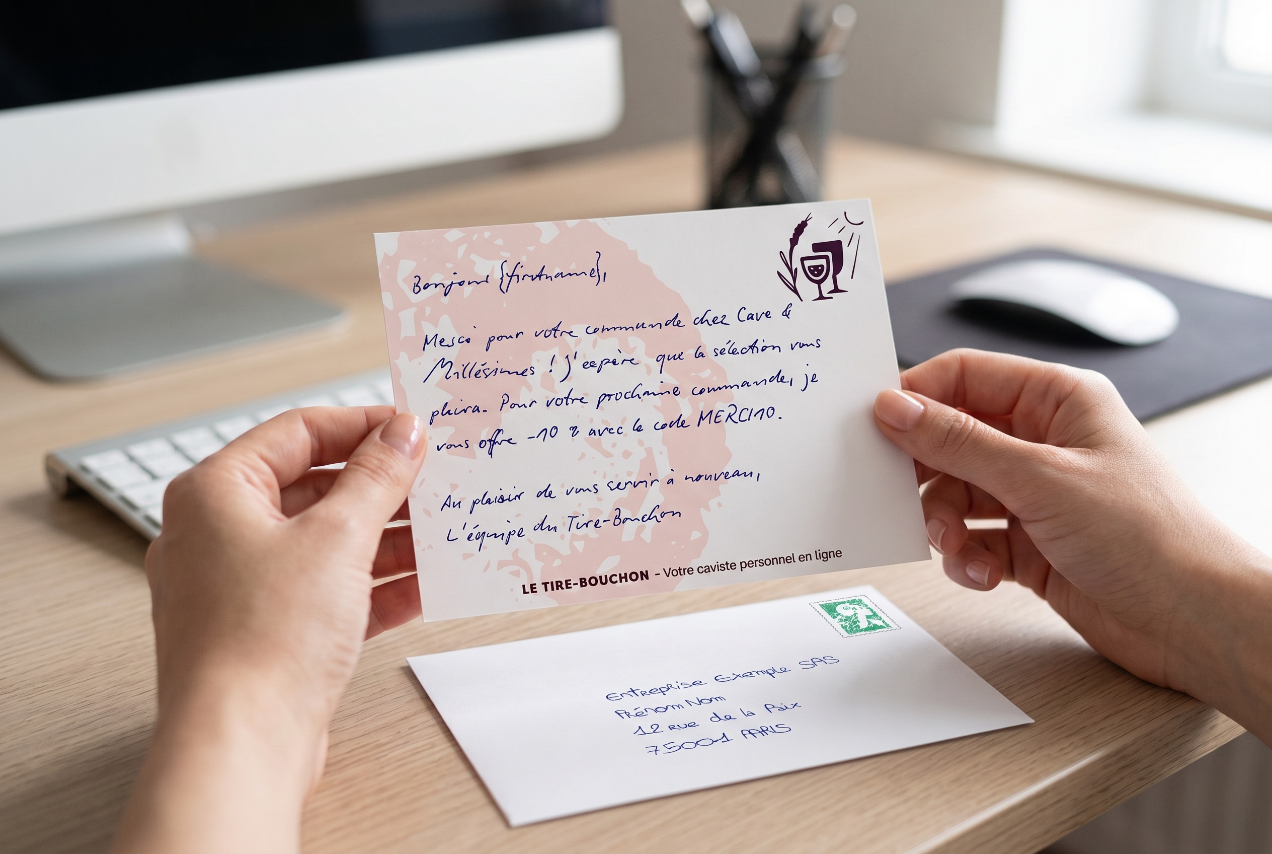 Envoyer une carte de remerciement quand une commande dépasse un montant, via Shopify